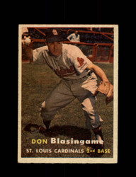1957 DON BLASINGAME TOPPS #47 CARDINALS *9030