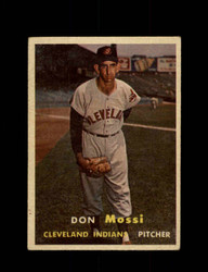 1957 DON MOSSI TOPPS #8 INDIANS *9585