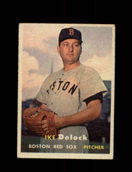 1957 IKE DELOCK TOPPS #63 RED SOX *8177