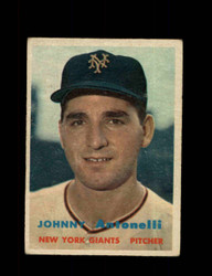 1957 JOHNNY ANTONELLI TOPPS #105 GIANTS *6494