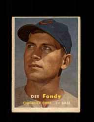 1957 DEE FONDY TOPPS #42 CUBS *6747