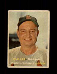 1957 WALKER COOPER TOPPS #380 CARDINALS *6910