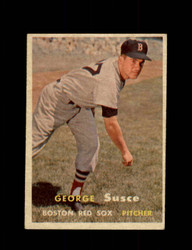 1957 GEORGE SUSCE TOPPS #229 RED SOX *1945