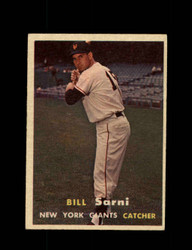 1957 BILL SARNI TOPPS #86 GIANTS *1773