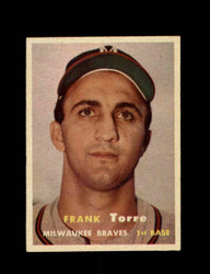 1957 FRANK TORRE TOPPS #37 BRAVES *2231