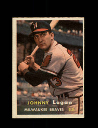 1957 JOHNNY LOGAN TOPPS #4 BRAVES *2959