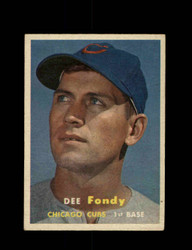 1957 DEE FONDY TOPPS #42 CUBS *3492