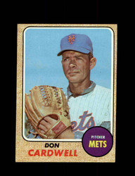 1968 DON CARDWELL TOPPS #437 METS *4378