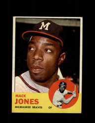 1963 MACK JONES TOPPS #137 BRAVES *6503
