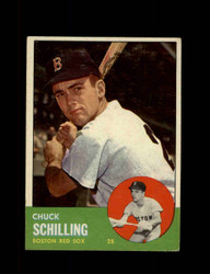 1963 CHUCK SCHILLING TOPPS #52 RED SOX *6083