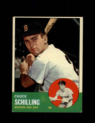 1963 CHUCK SCHILLING TOPPS #52 RED SOX *6792