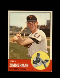 1963 JERRY ZIMMERMAN TOPPS #186 TWINS *5770