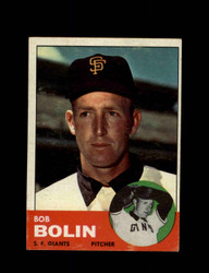 1963 BOB BOLIN TOPPS #106 GIANTS *5416