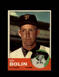 1963 BOB BOLIN TOPPS #106 GIANTS *5934
