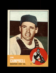 1963 JIM CAMPBELL TOPPS #373 COLT *5244