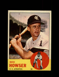 1963 DICK HOWSER TOPPS #124 ATHLETICS *4218