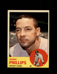 1963 BUBBA PHILLIPS TOPPS #177 TIGERS *4498