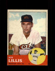 1963 BOB LILLIS TOPPS #119 COLT *R4379