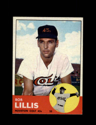 1963 BOB LILLIS TOPPS #119 COLT 45S *R5639