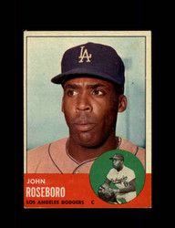 1963 JOHN ROSEBORO TOPPS #487 DODGERS *8948