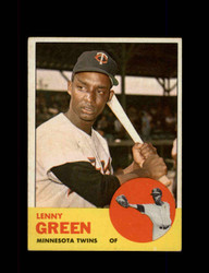 1963 LENNY GREEN TOPPS #198 TWINS *8969