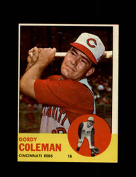 1963 GORDY COLEMAN TOPPS #90 REDS *8847