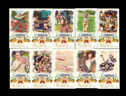 2014 ALLEN & GINTER'S ATHLETIC ENDEAVORS TOPPS COMPLETE 10 CARD SET MINI 