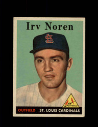 1958 IRV NOREN TOPPS #114 CARDINALS *8316
