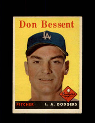 1958 DON BESSENT TOPPS #401 DIDGERS *8219