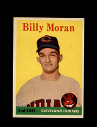 1958 BILLY MORAN TOPPS #388 INDIANS *8401