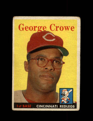 1958 GEORGE CROWE TOPPS #12 REDLEGS *8321