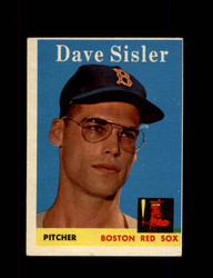 1958 DAVE SISLER TOPPS #59 RED SOX *8853