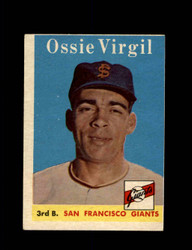 1958 OSSIE VIRGIL TOPPS #107 GIANTS *8828