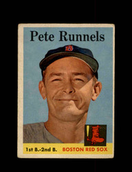 1958 PETE RUNNELS TOPPS #265 RED SOX *8760