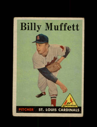 1958 BILLY MUFFETT TOPPS #143 CARDINALS *9808