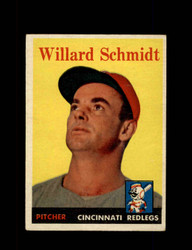 1958 WILLARD SCHMIDT TOPPS #214 REDLEGS *9937