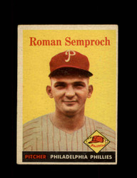 1958 ROMAN SEMPROCH TOPPS #474 PHILLIES *9675