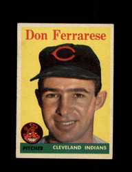 1958 DON FERRARESE TOPPS #469 INDIANS *9456