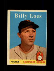 1958 BILLY LOES TOPPS #359 ORIOLES *9549