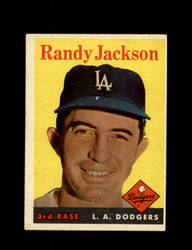 1958 RANDY JACKSON TOPPS #301 DODGERS *1704