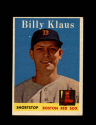 1958 BILLY KLAUS TOPPS #89 RED SOX *1245