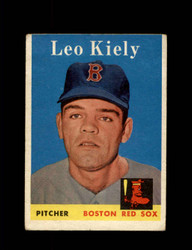1958 LEO KIELY TOPPS #204 RED SOX *1298