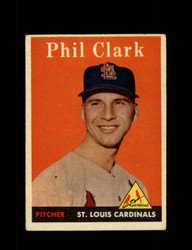 1958 PHIL CLARK TOPPS #423 CARDINALS *1736
