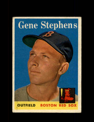 1958 GENE STEPHENS TOPPS #227 RED SOX *1054