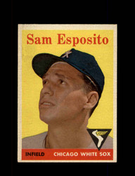 1958 SAM ESPOSITO TOPPS #425 WHITE SOX *1941