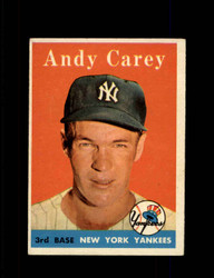 1958 ANDY CAREY TOPPS #333 YANKEES *1334