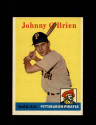 1958 JOHNNY O'BRIEN TOPPS #426 PIRATES *1454