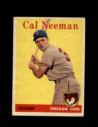 1958 CAL NEEMAN TOPPS #33 CUBS *1466