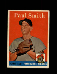 1958 PAUL SMITH TOPPS #269 PIRATES *1642