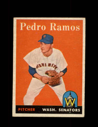 1958 PEDRO RAMOS TOPPS #331 SENATORS *1613